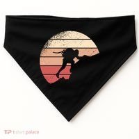 Mountain Climber Retro Sunset USA-Made Doggie Bandana thumb 0