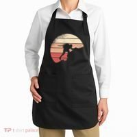 Mountain Climber Retro Sunset Apron thumb 2