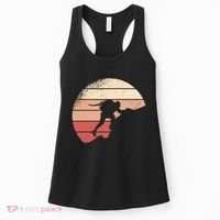Mountain Climber Retro Sunset Women's Tank Top thumb 0