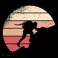 Mountain Climber Retro Sunset Toddler Hoodie thumb 2