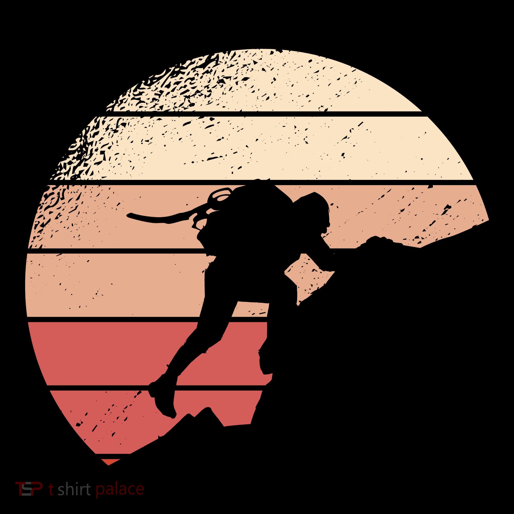 Mountain Climber Retro Sunset Visor