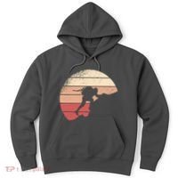 Mountain Climber Retro Sunset Hoodie thumb 0