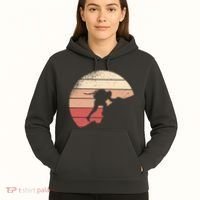 Mountain Climber Retro Sunset Hoodie thumb 5