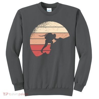 Mountain Climber Retro Sunset Sweatshirt