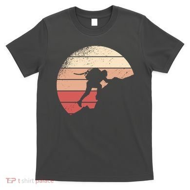 Mountain Climber Retro Sunset T-Shirt