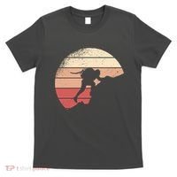 Mountain Climber Retro Sunset T-Shirt thumb 0