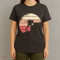 Mountain Climber Retro Sunset T-Shirt thumb 4