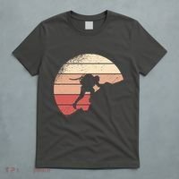 Mountain Climber Retro Sunset T-Shirt thumb 5
