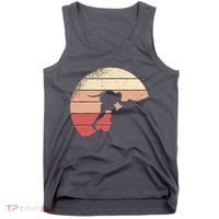 Mountain Climber Retro Sunset Tank Top thumb 0
