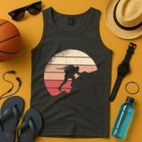 Mountain Climber Retro Sunset Tank Top thumb 4