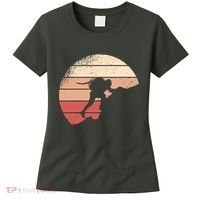 Mountain Climber Retro Sunset Women's T-Shirt thumb 0