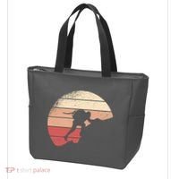 Mountain Climber Retro Sunset Tote Bag thumb 3