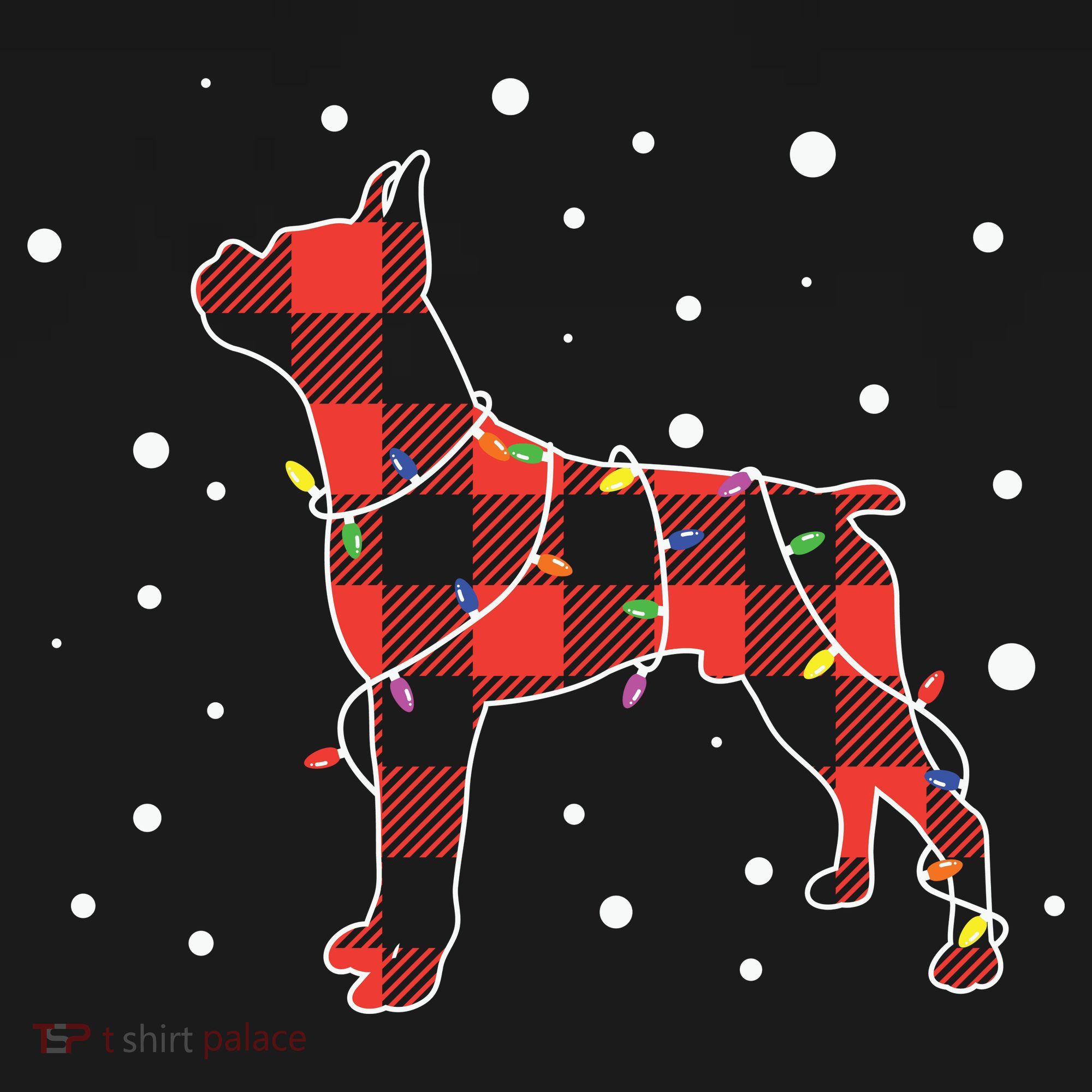 Merry Christmas Red Plaid Pitbull, Snowman, Christmas Lights, Christmas Tree Long Sleeve Shirt