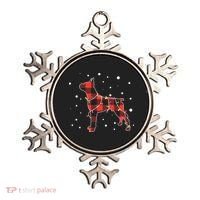 Merry Christmas Red Plaid Pitbull, Snowman, Christmas Lights, Christmas Tree Ornament thumb 0