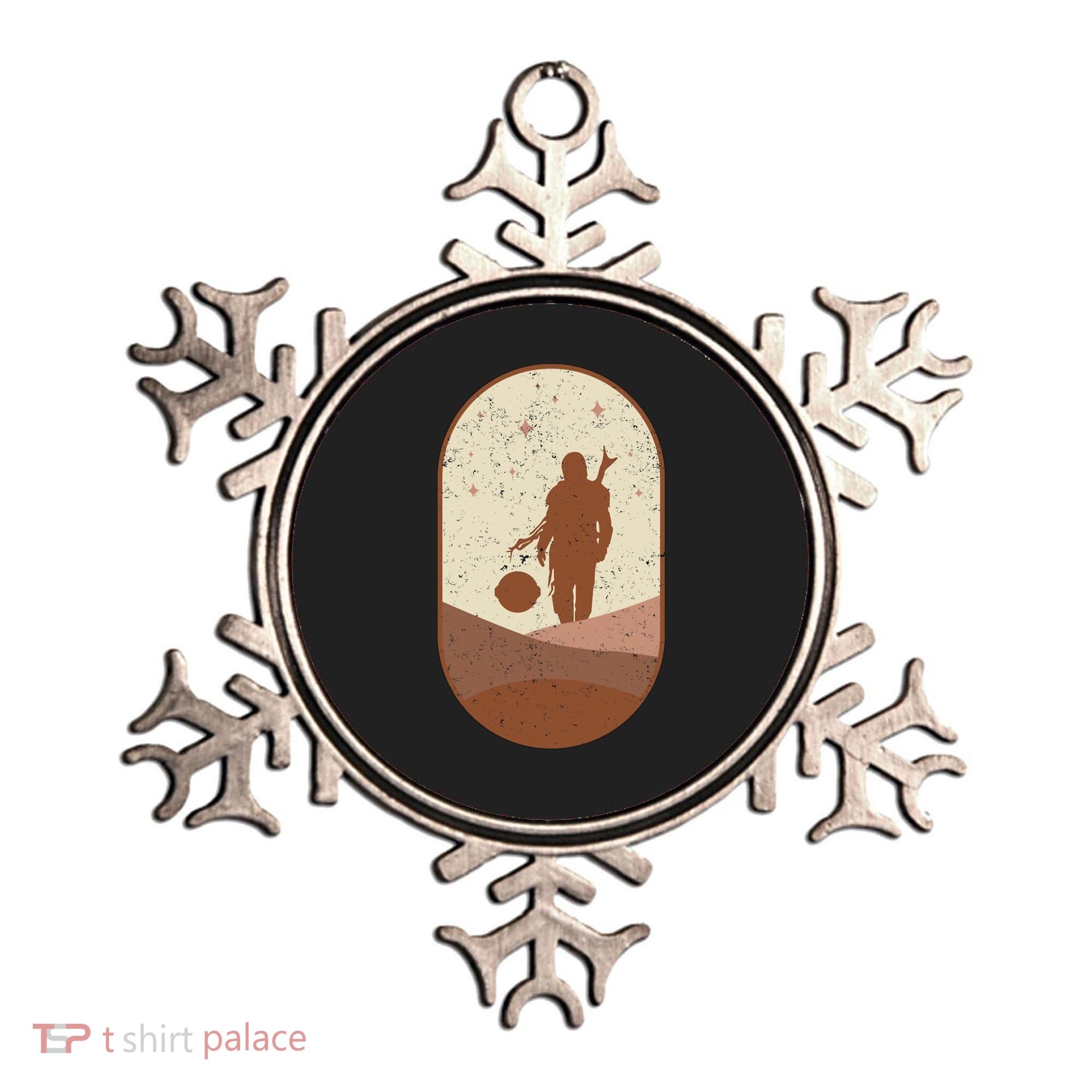 Mando Child Retro Ornament