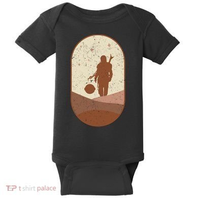 Mando Child Retro Baby Bodysuit