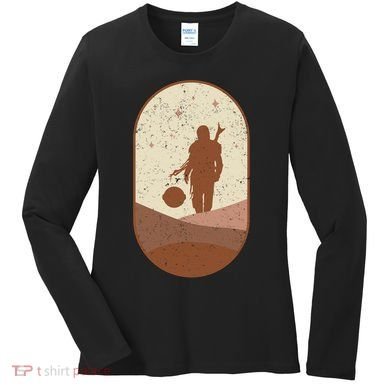 Mando Child Retro Women's Long Sleeve Shirt