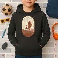 Mando Child Retro Kids Hoodie thumb 2