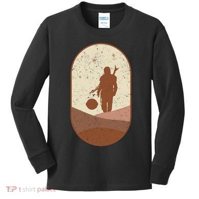 Mando Child Retro Kids Long Sleeve Shirt