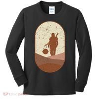 Mando Child Retro Kids Long Sleeve Shirt thumb 0