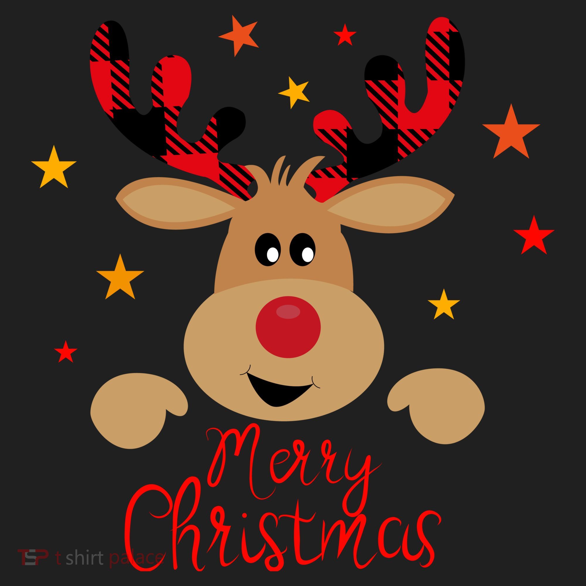 Merry Christmas Reindeer Holiday Cute Women's Sweatshirt