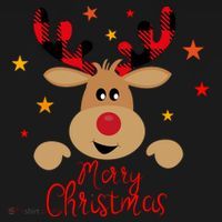 Merry Christmas Reindeer Holiday Cute Toddler Hoodie thumb 2