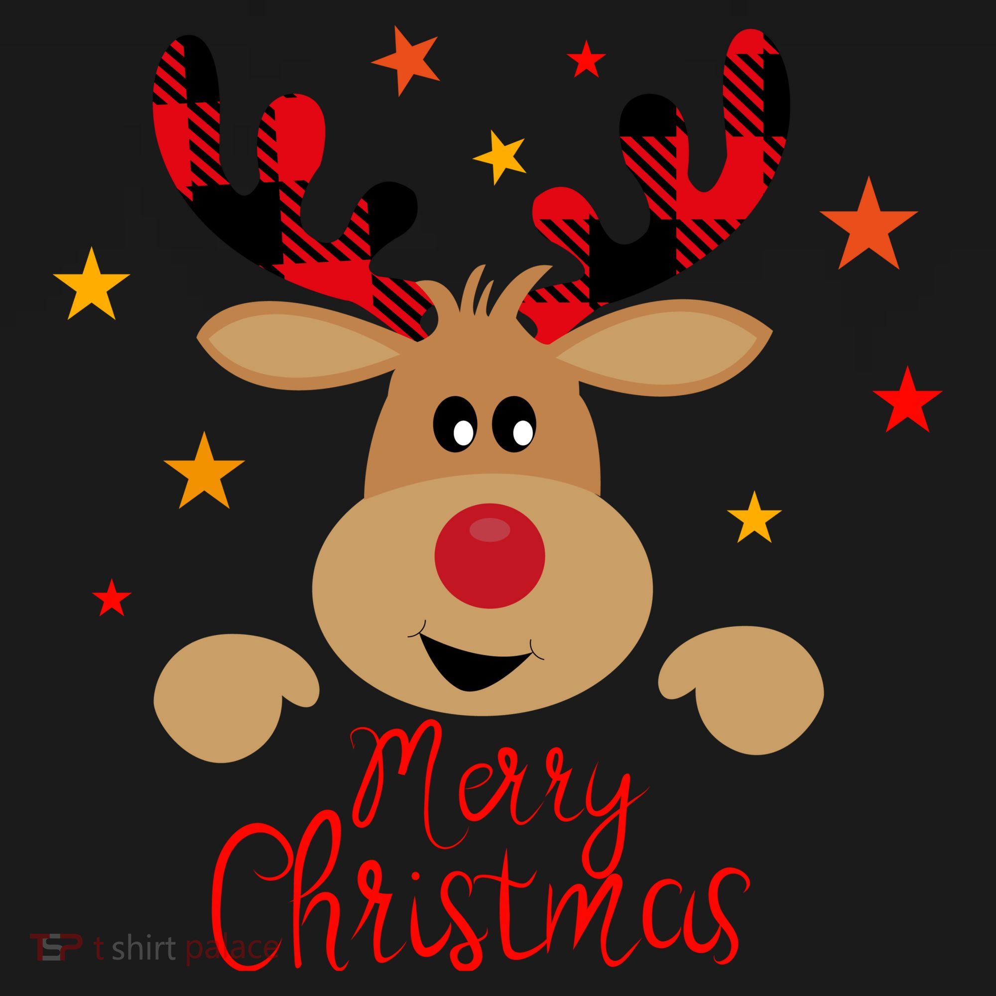 Merry Christmas Reindeer Holiday Cute Tote Bag