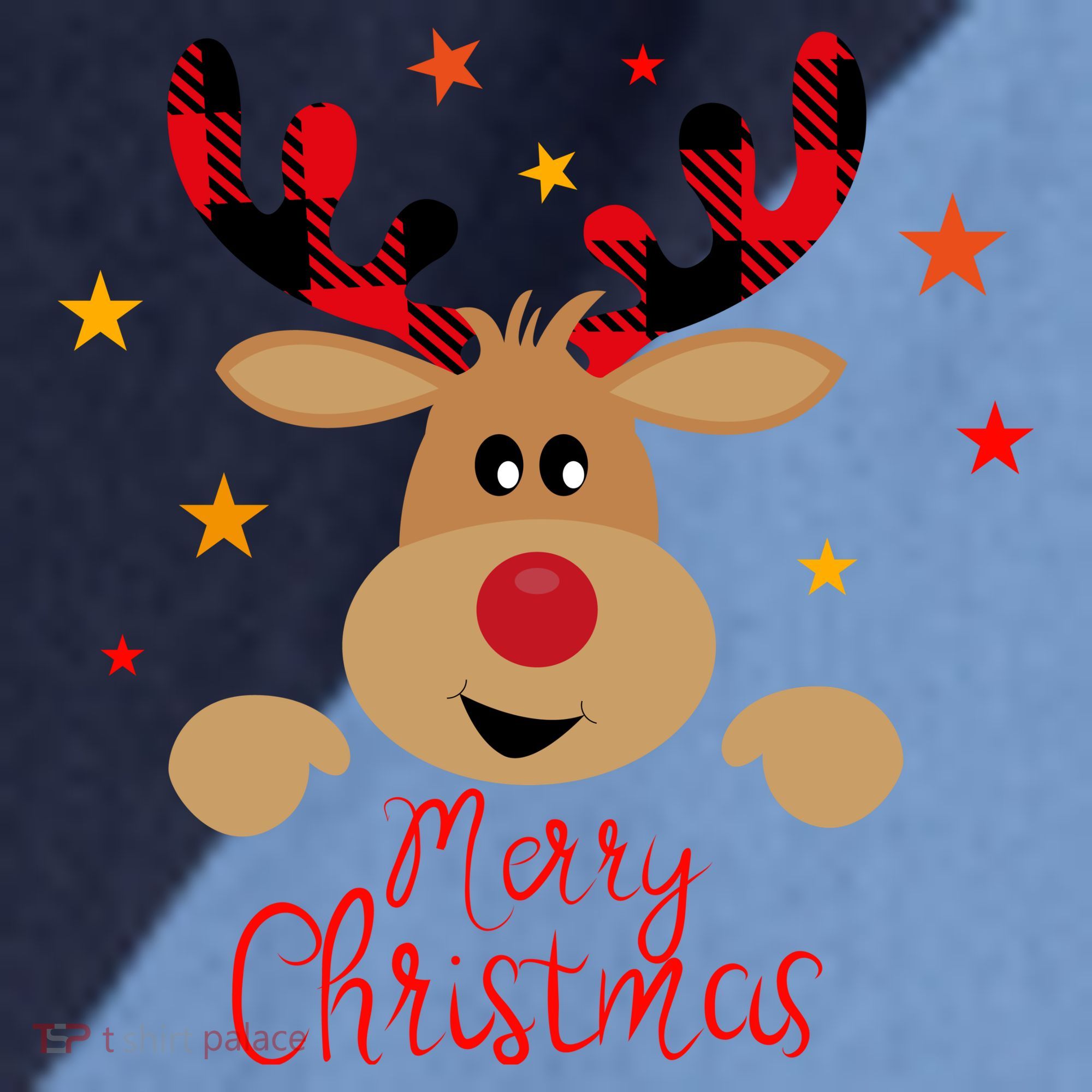 Merry Christmas Reindeer Holiday Cute Raglan Baseball Sleeve Shirt