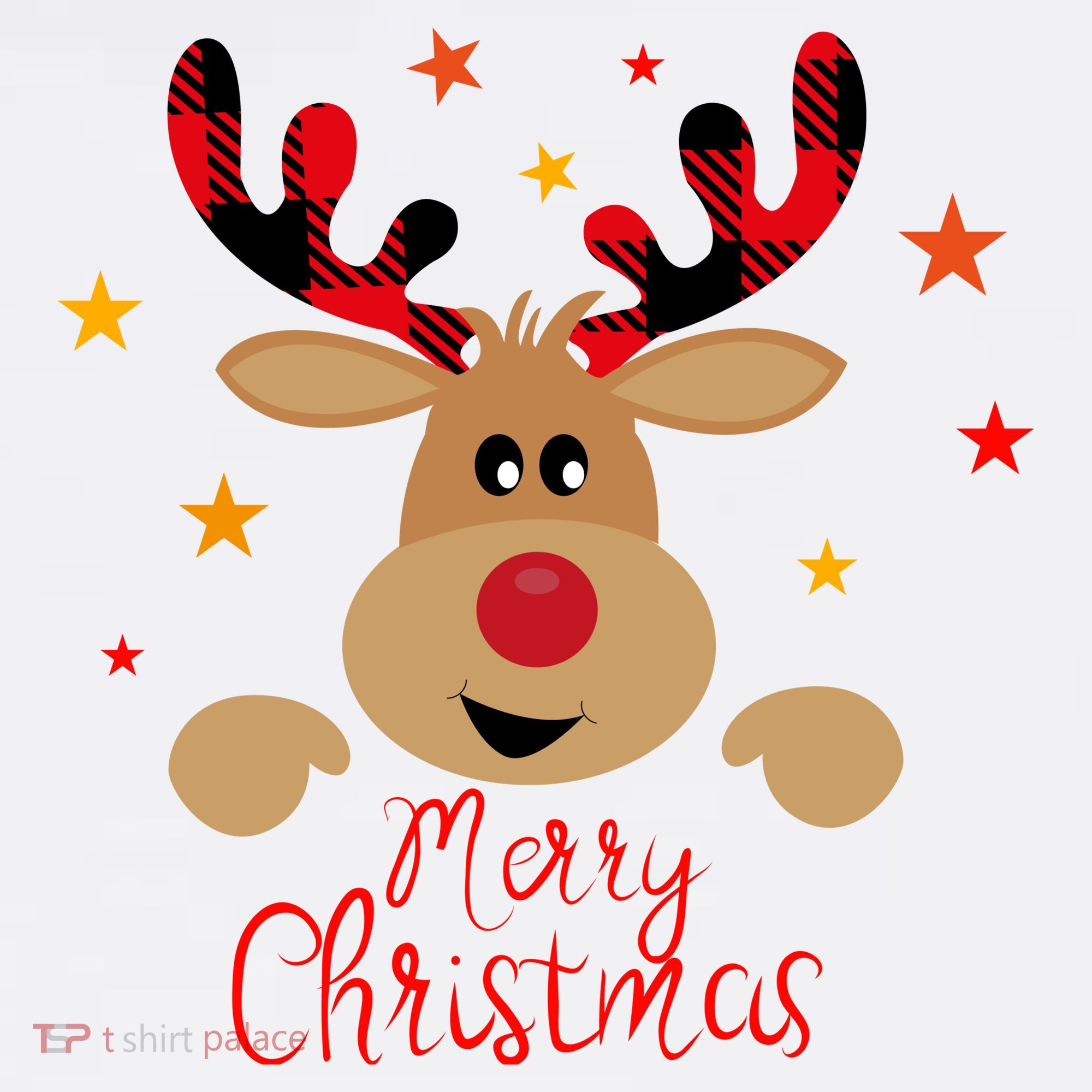Merry Christmas Reindeer Holiday Cute Apron