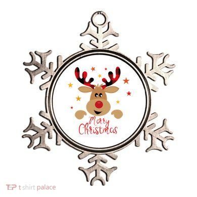 Merry Christmas Reindeer Holiday Cute Ornament