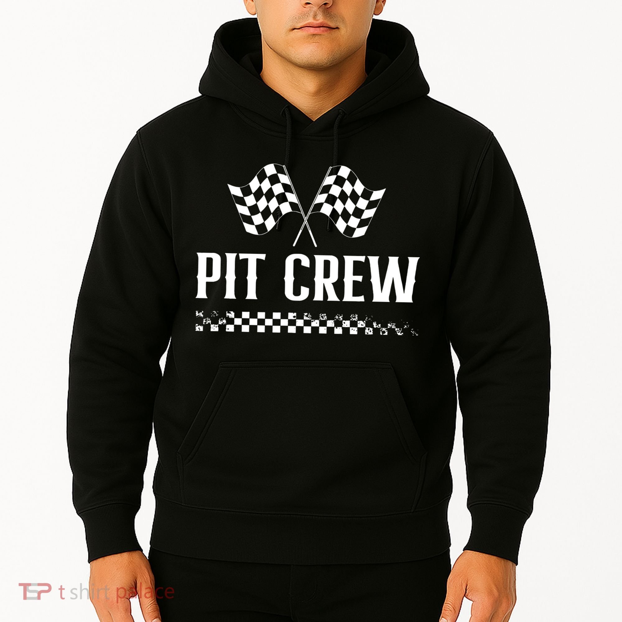 Mechanic Car Race Track Pit Crew Racing Hoodie