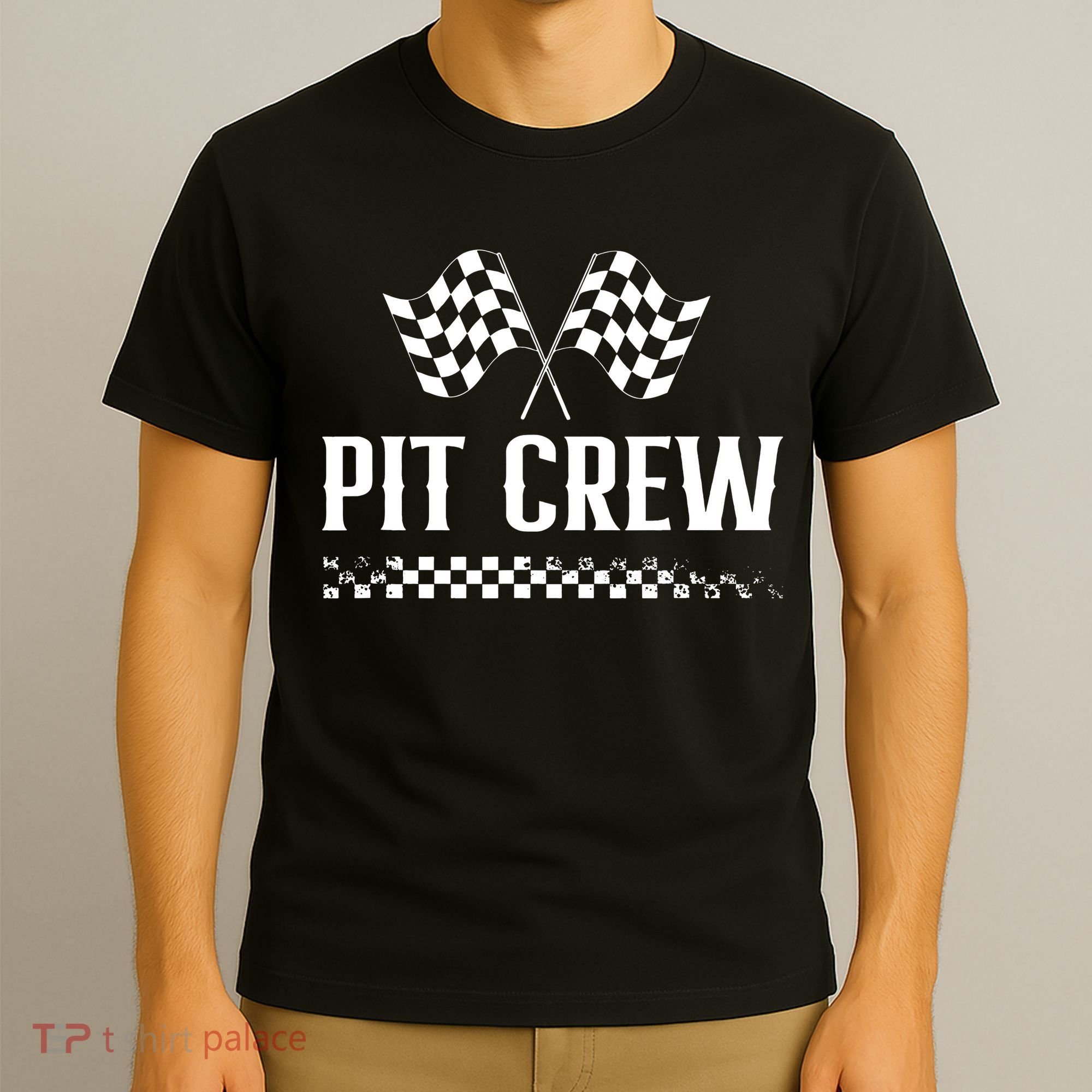 Mechanic Car Race Track Pit Crew Racing T-Shirt