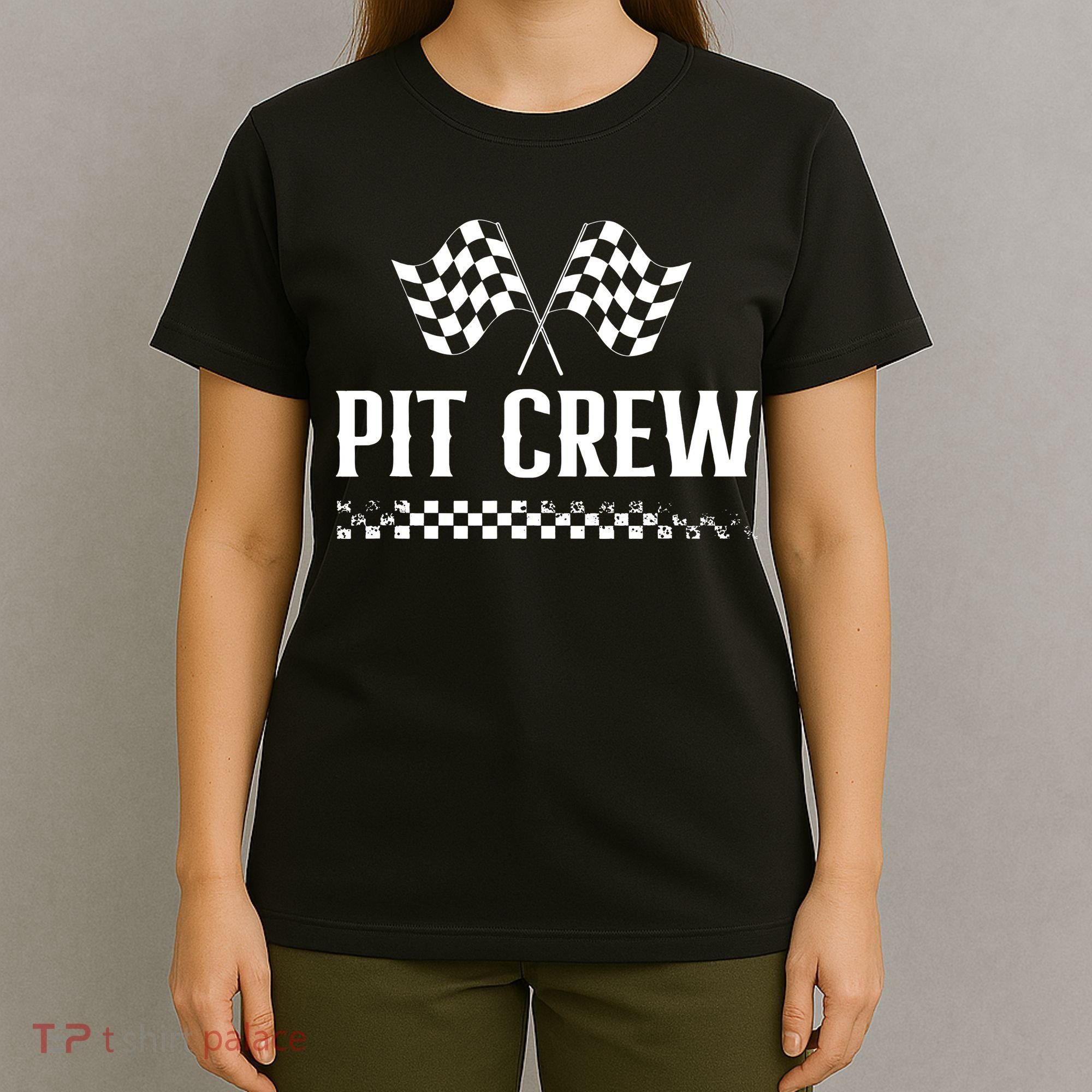 Mechanic Car Race Track Pit Crew Racing T-Shirt