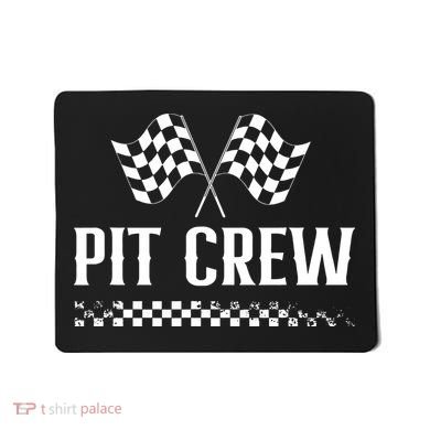 Mechanic Car Race Track Pit Crew Racing Mousepad