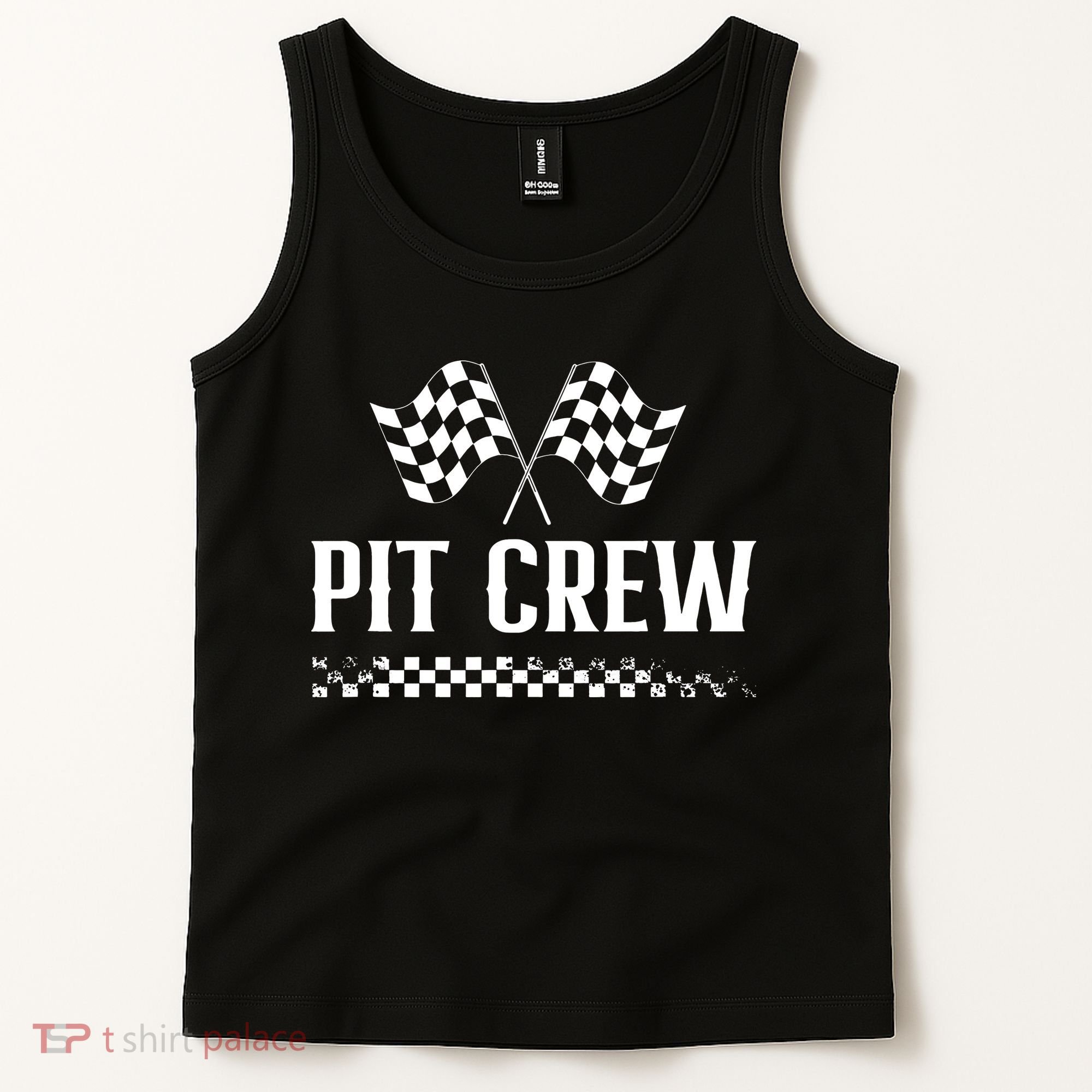 Mechanic Car Race Track Pit Crew Racing Tank Top