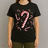 Merry Christmas Reindeer Cute T-Shirt thumb 4