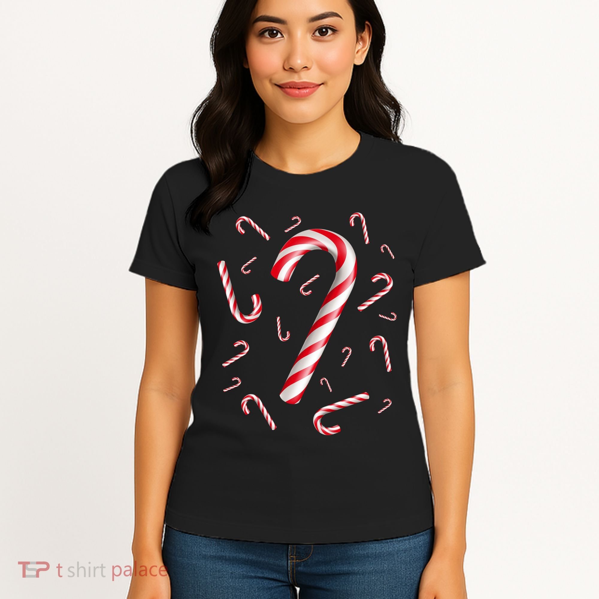 Merry Christmas Reindeer Cute Women's T-Shirt