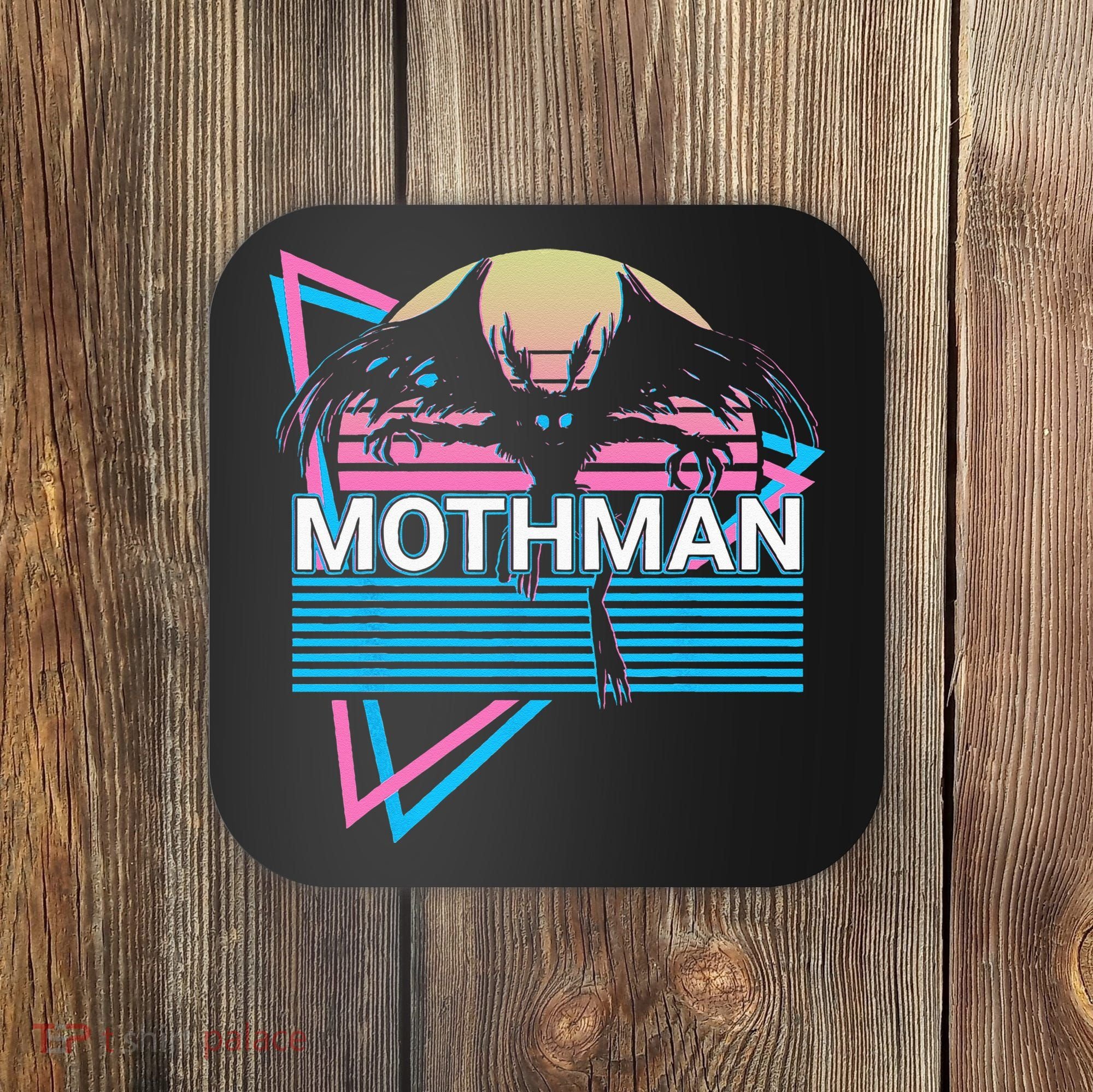 Mothman Cryptozoology Retro Cryptid Coaster