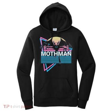 Mothman Cryptozoology Retro Cryptid Women's Hoodie
