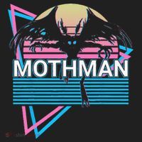 Mothman Cryptozoology Retro Cryptid Golf Towel thumb 3