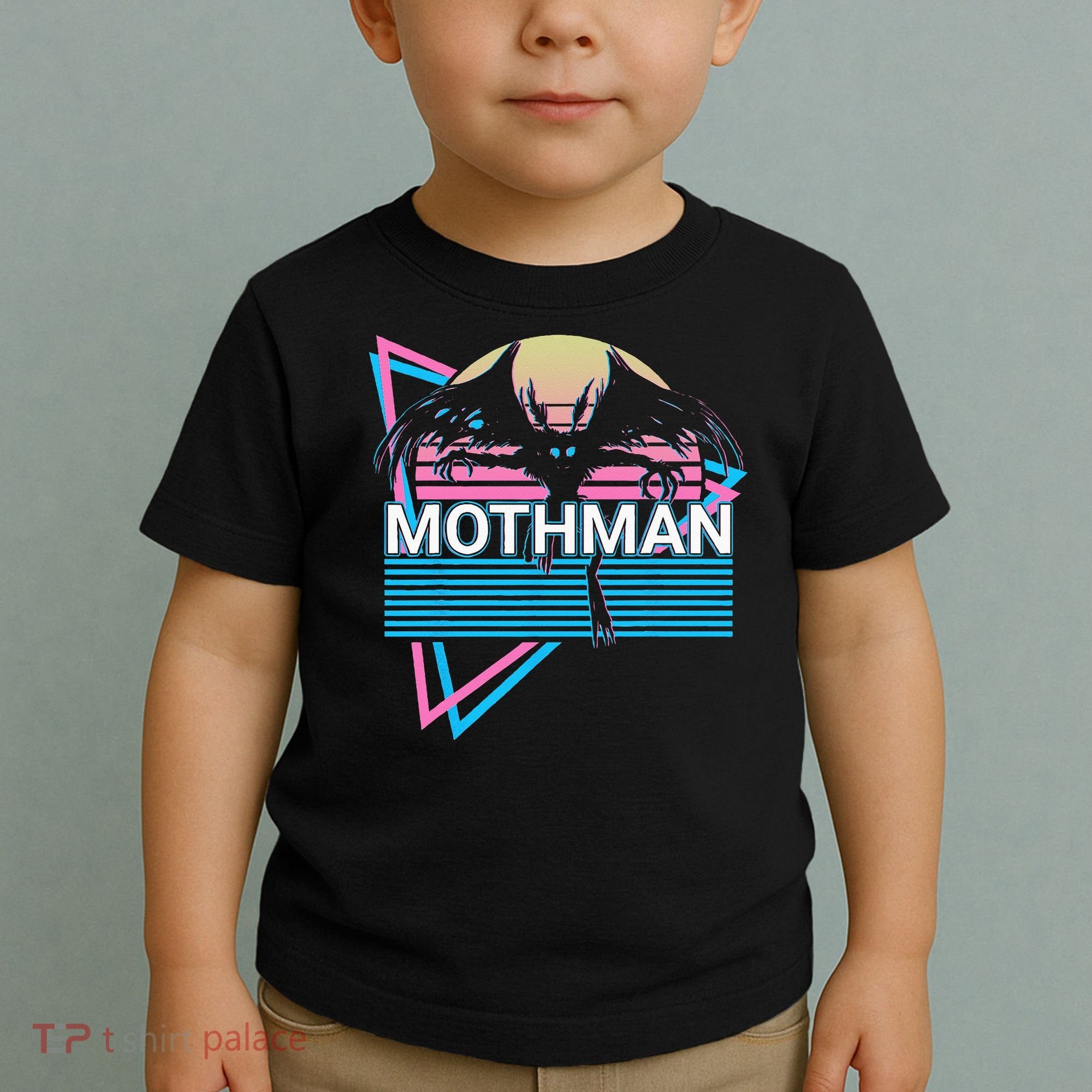 Mothman Cryptozoology Retro Cryptid Toddler T-Shirt