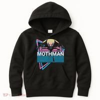 Mothman Cryptozoology Retro Cryptid Kids Hoodie thumb 0