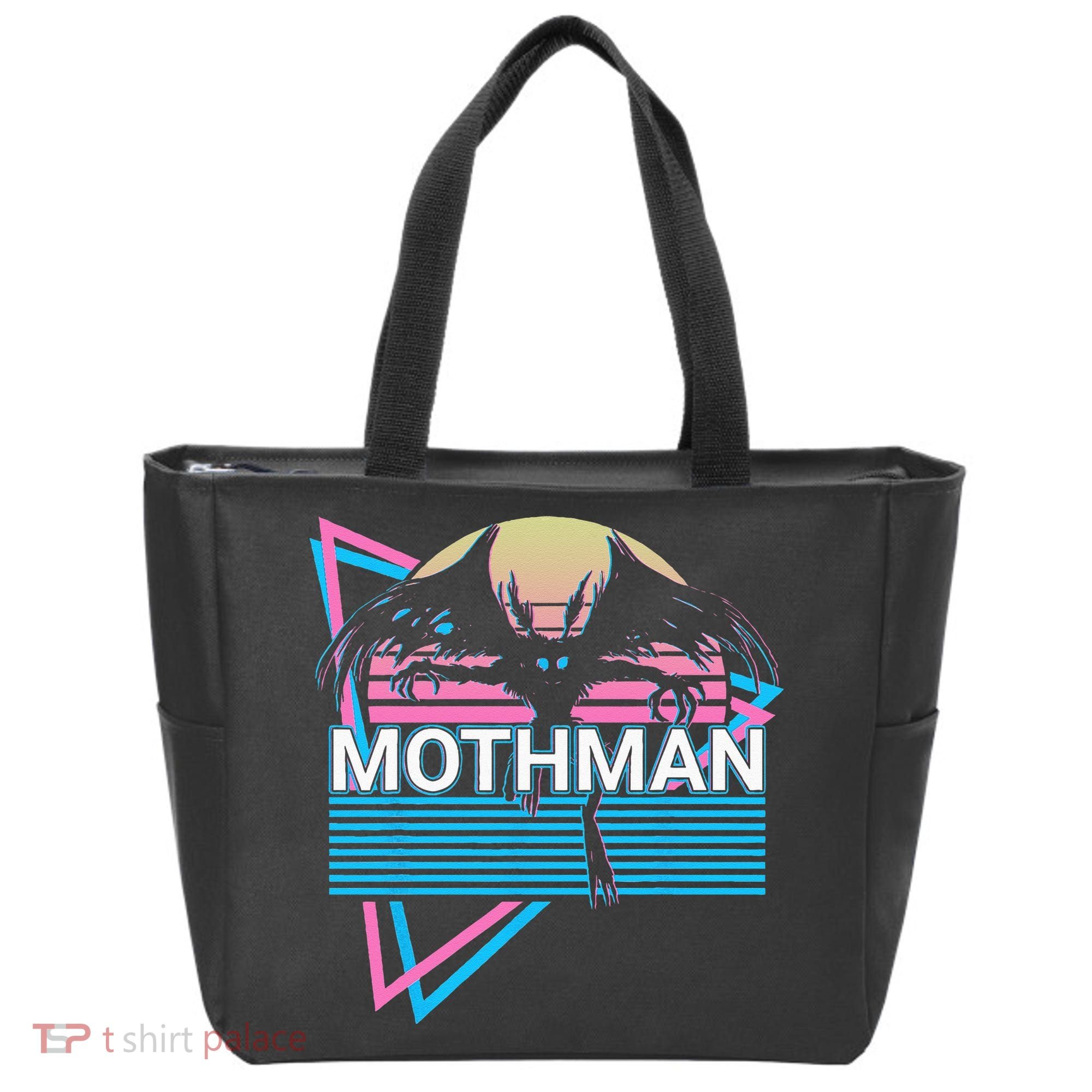 Mothman Cryptozoology Retro Cryptid Tote Bag