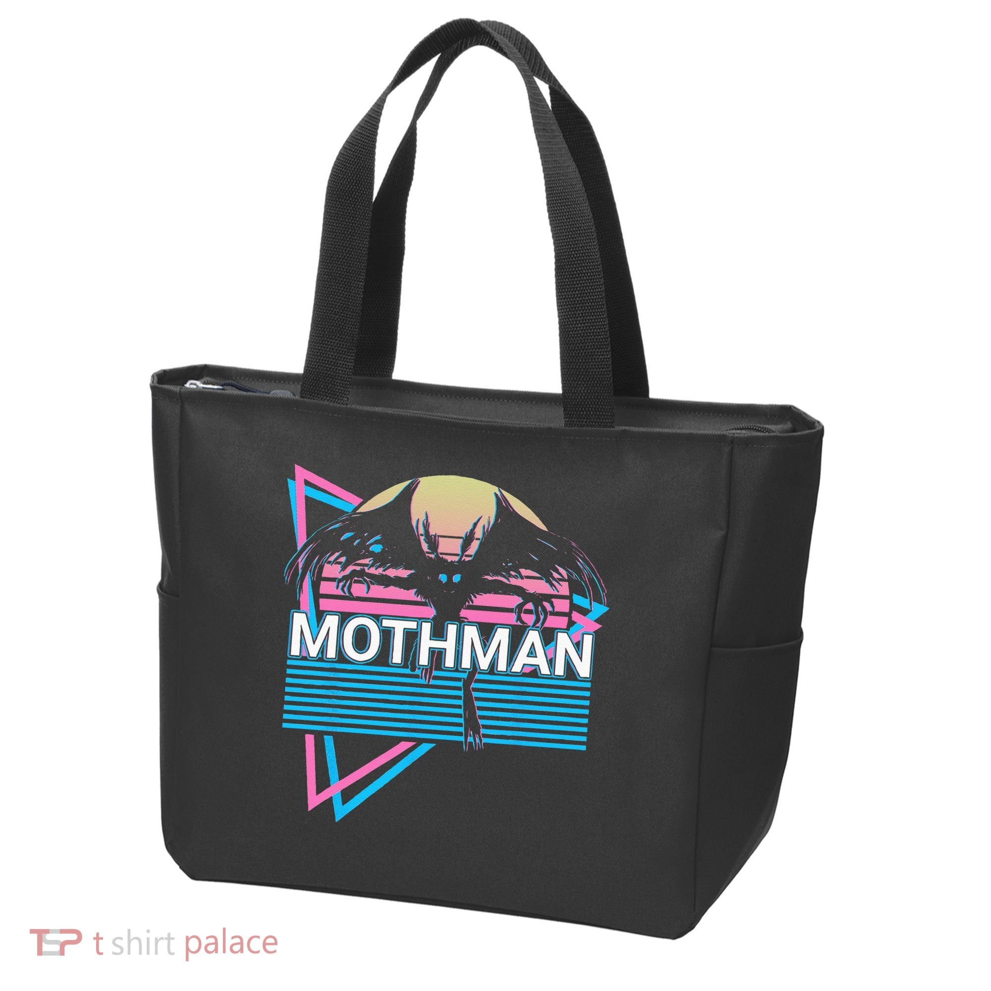 Mothman Cryptozoology Retro Cryptid Tote Bag