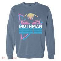 Mothman Cryptozoology Retro Cryptid Garment-Dyed Sweatshirt thumb 0