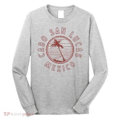 Mexico Cabo San Lucas Retro Long Sleeve Shirt