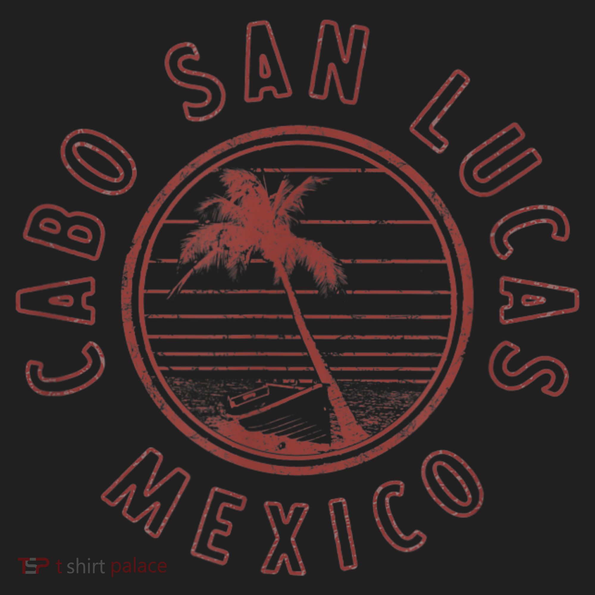 Mexico Cabo San Lucas Retro Golf Towel