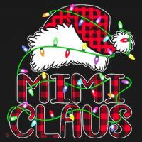 Mimi Claus Shirt Christmas Lights Pajama Family Matching Ornament thumb 1