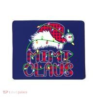 Mimi Claus Shirt Christmas Lights Pajama Family Matching Mousepad thumb 0