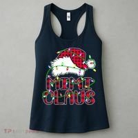 Mimi Claus Shirt Christmas Lights Pajama Family Matching Women's Tank Top thumb 3